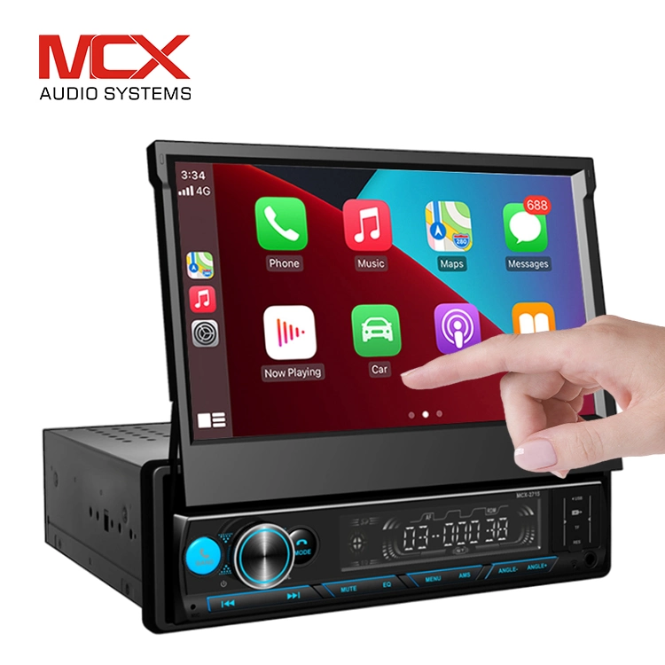 7 Touchscreen Monitor: Dieses Auto-Entertainment-System verfügt über einen Touchscreen, Multi Color LCD-Display zu machen, beobachten Videos am FM OEM ODM für iPod-Player