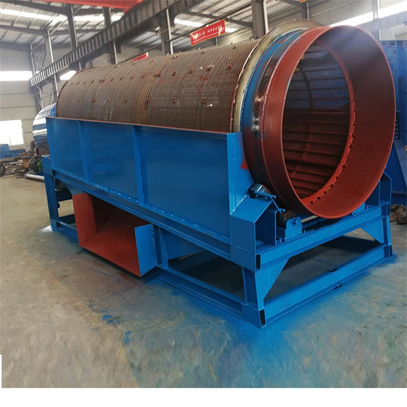 Gold Trommel Scrubber Washing Machine for 100 Ton Alluvial Gold Washing Plant to Cleaning The Mud and Dust