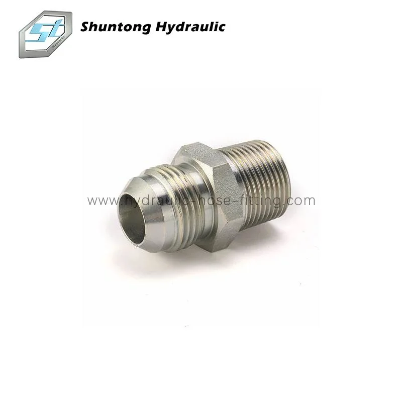 90&deg; Metric Male 74&deg; Cone BSPT Male Hose Adapter