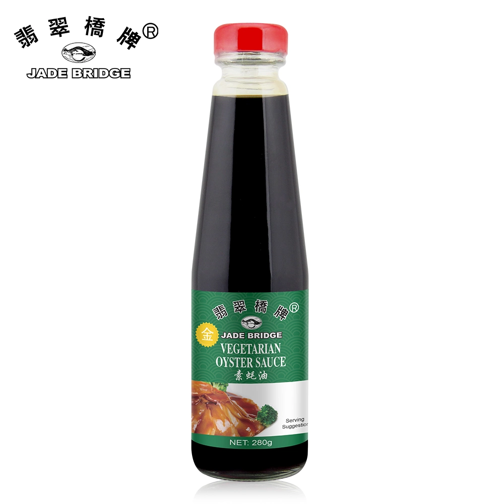 Wholesale Price Premium Seafood Sauce Vegetarian Oyster Paste Jade Bridge 280g Vegetarian Oyster Sauce