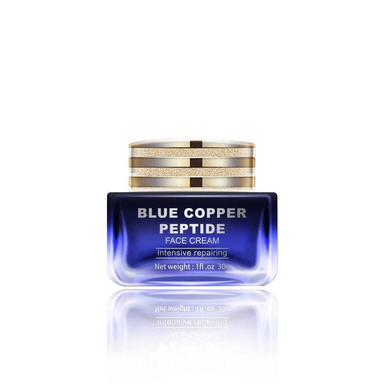 Vente en gros soin de la peau Blue Copper peptide raffermissement de l'élasticité réparation visage Crème pour femmes