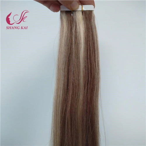 Commerce de gros de la mode de vente Chaud 100% de la Vierge de bandes de couleur de piano Virgin Remy Hair Extension