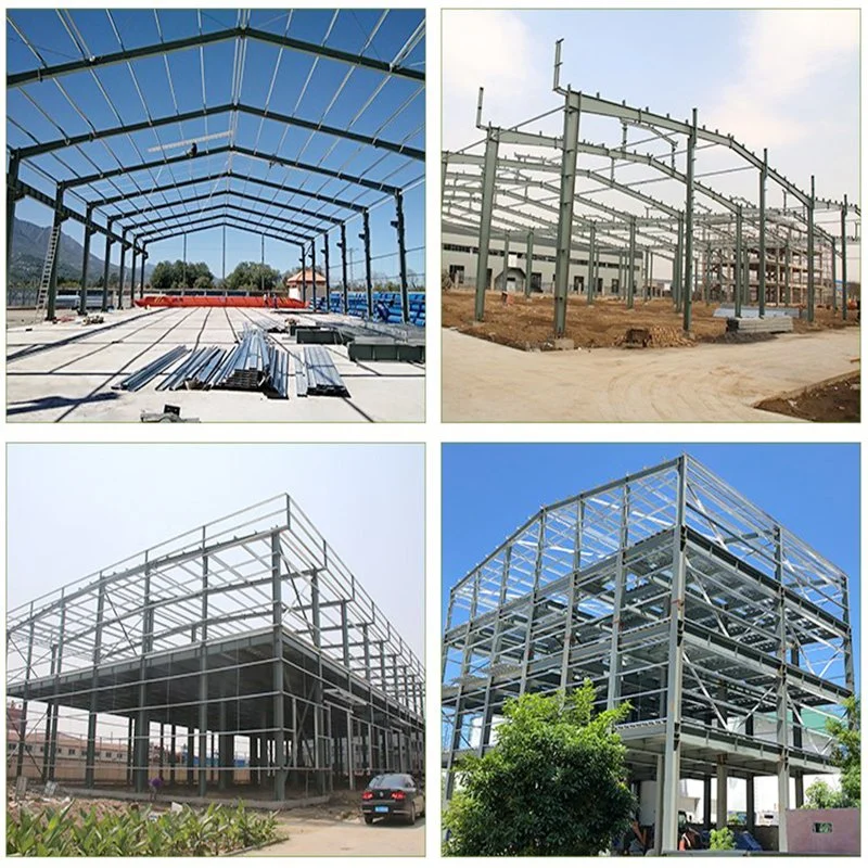 Construção de Estruturas de Aço Galvanizado Pre-Engineered Ware House