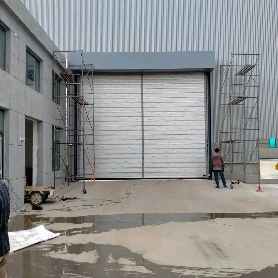 Rolo de aço galvanizado, porta de garagem, enrolar a porta Porta