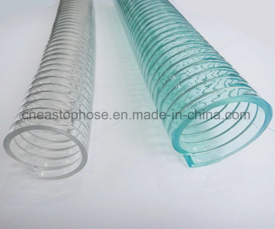 Original Factory Price Industrial Transparent Pipe Non Toxic 1 2 3 4 5 6 8" 10 Inch PVC Delivery Wire Reinforced Suction Hose for Sale