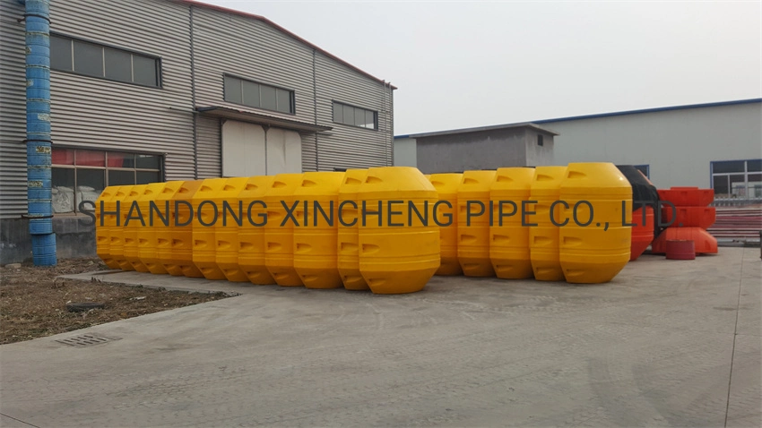 Yellow Dredger Plastic HDPE Floaters Floats with PU Foam Inside for Dredging