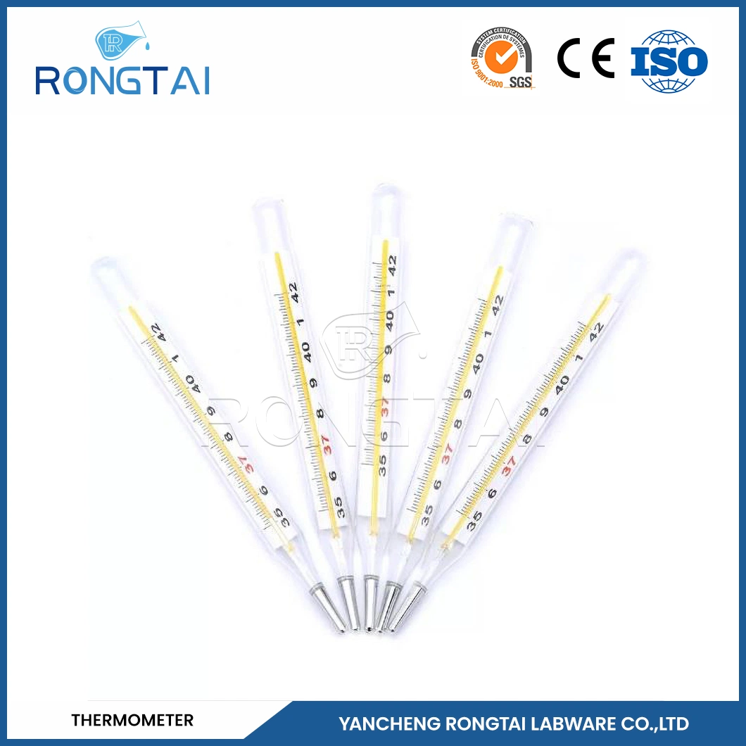 Rongtai Industrial Thermometers Manufacturing Mercury Thermometer High Temperatures China Mercury Free Thermometer