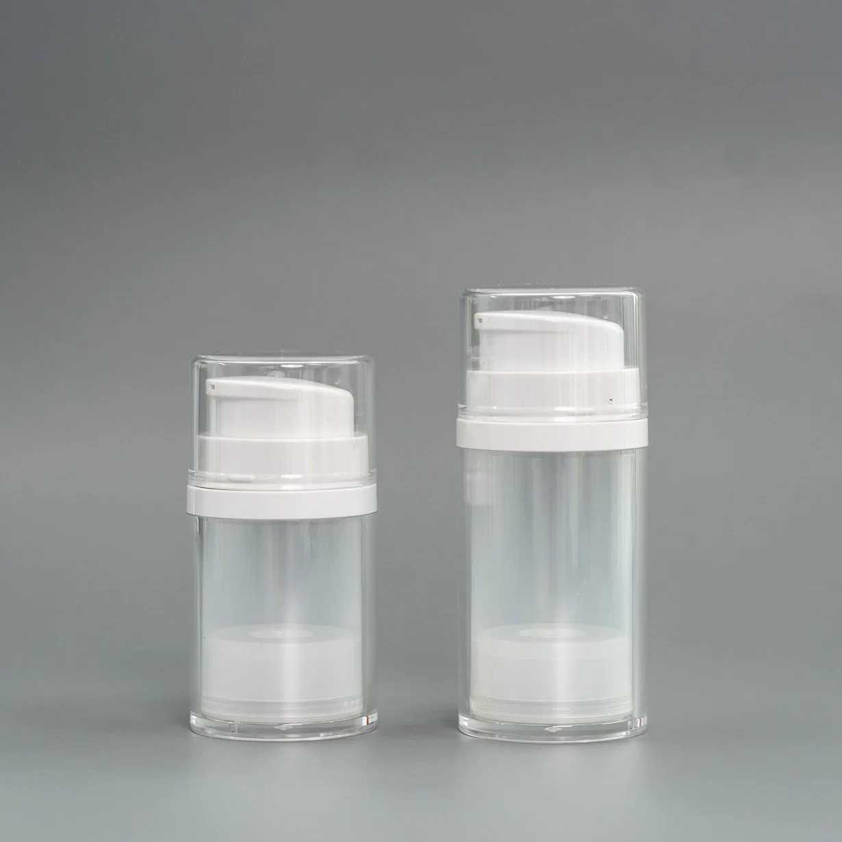 Bonitinha garrafa recipiente de soro 15ml de embalagens de plástico Frasco Sub 1oz frasco vazio de PP de dupla parede Material Reciclável Embalagem Cosméticos alteráveis