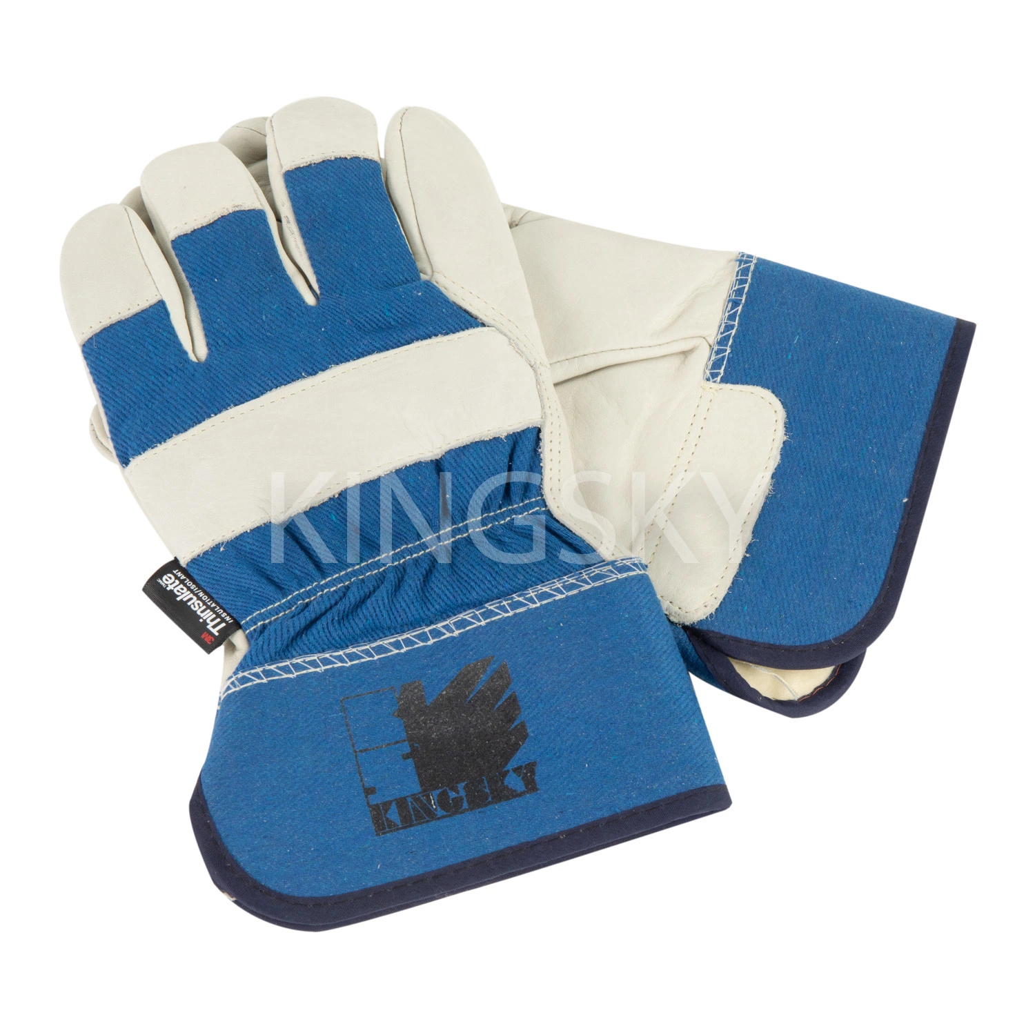 Thinsulated C100 Fully Lined Cow Grain Leather Full Palm Winter Glove Work Glove