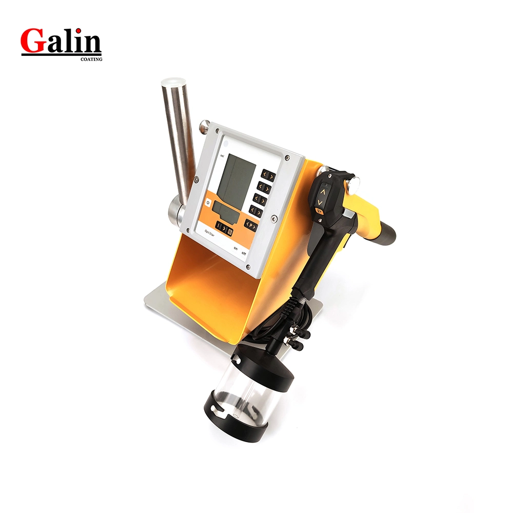 Galin 2c with LCD Screen Manual Powder Coating/Spray/Spout Machine for Lab/Test