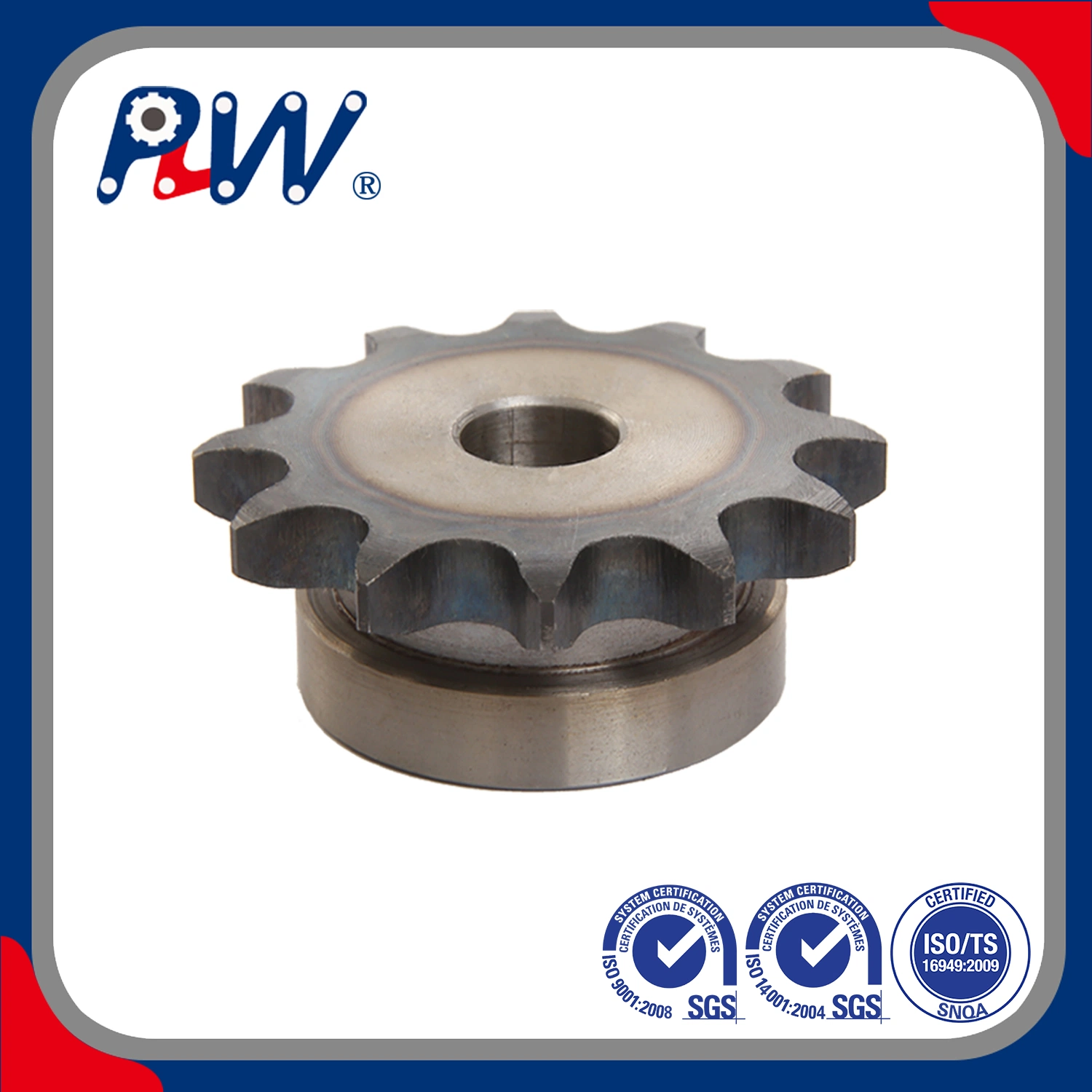 Alloy Steel/Stainless Steel Standard Made-to-Order or Plw Sprocket Motorcycle Parts