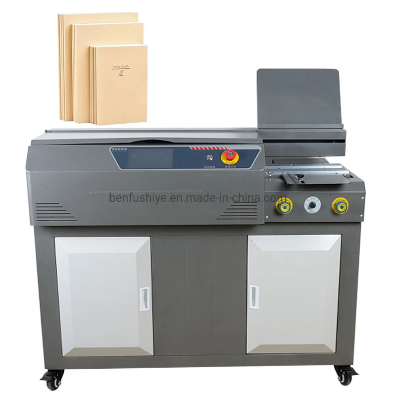 Fully Automatic A3 A4 Hot Melt Glue Binding Machine Book Tender Book Financial Glue Binding Bookbinding Machine Manufacturer