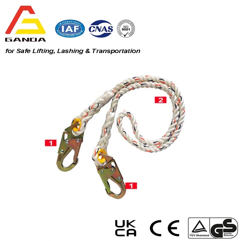 Supplier ANSI En361 Fall Protection Equipment High Workers Full Body Safety Harness Climbing Belt with Lanyard Certificate for Construction
