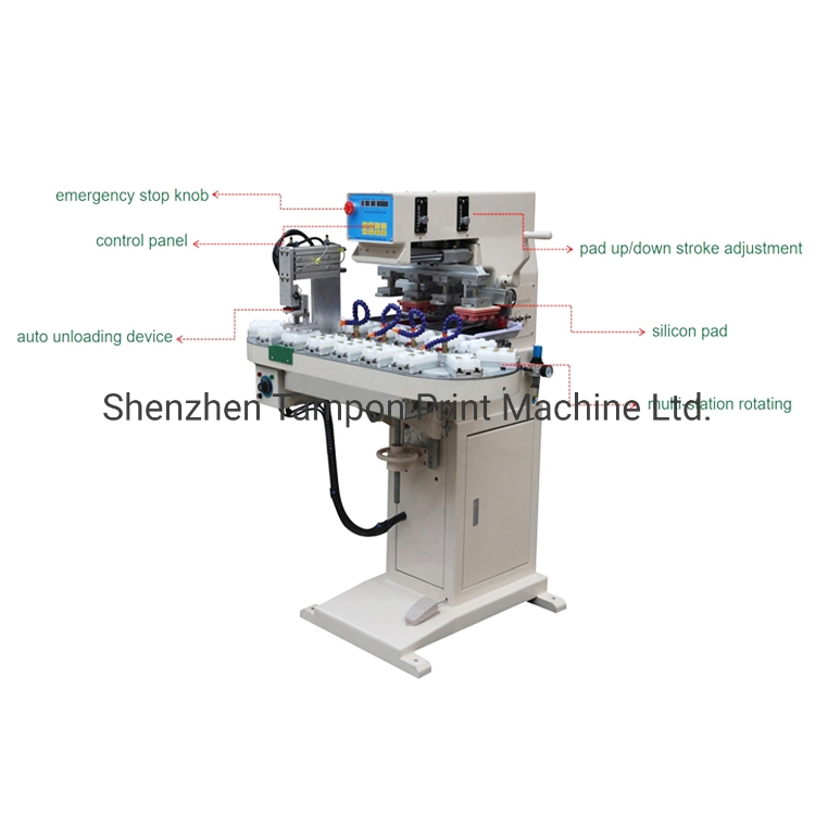 4 cores tinta Pad impressão preço Máquina para botões de roupa
