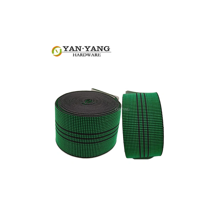 Yanyang 5cm Green Furniture Elastic Webbing Durable 7cm Upholstery Sofa Belt