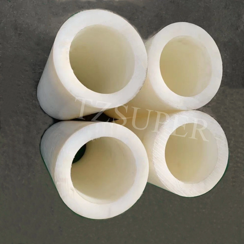 Tubo de nylon branco para 6 extrusora de grau alimentar