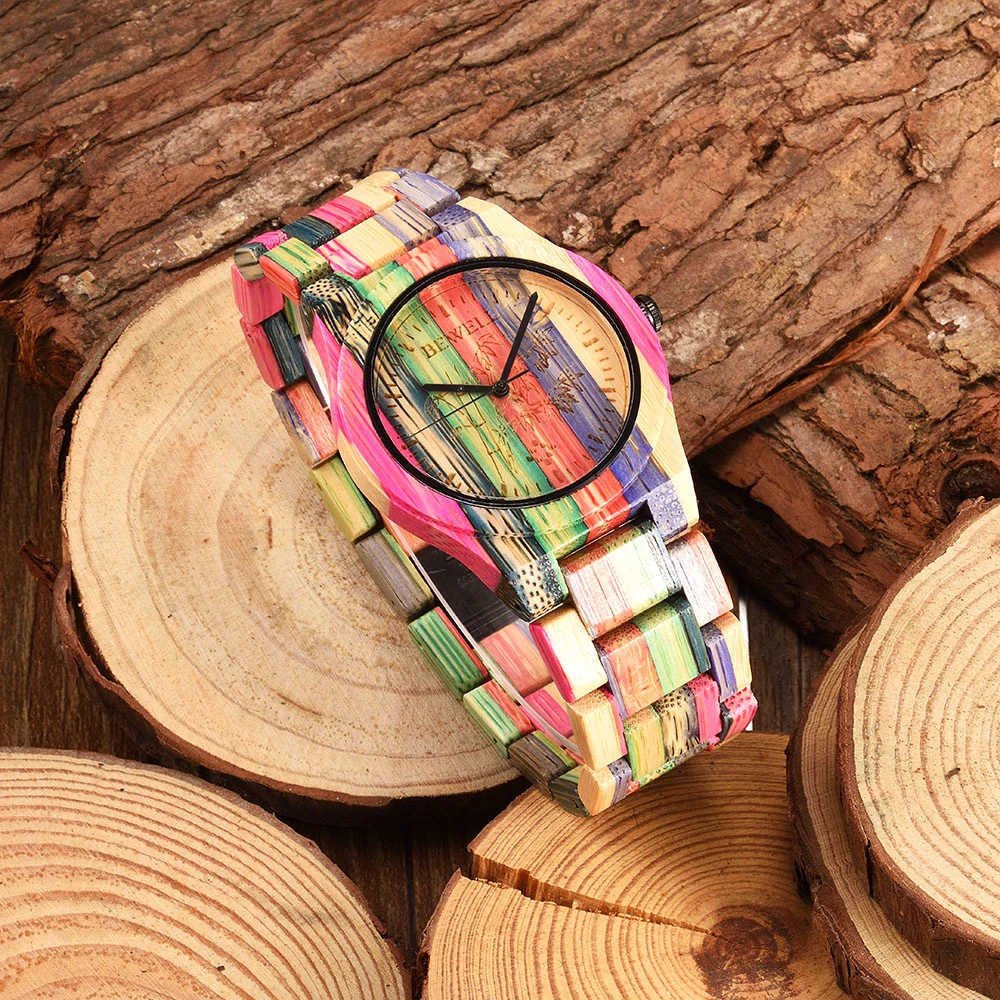 Best Selling Products Fashion Colorful Bamboo Wood Watch