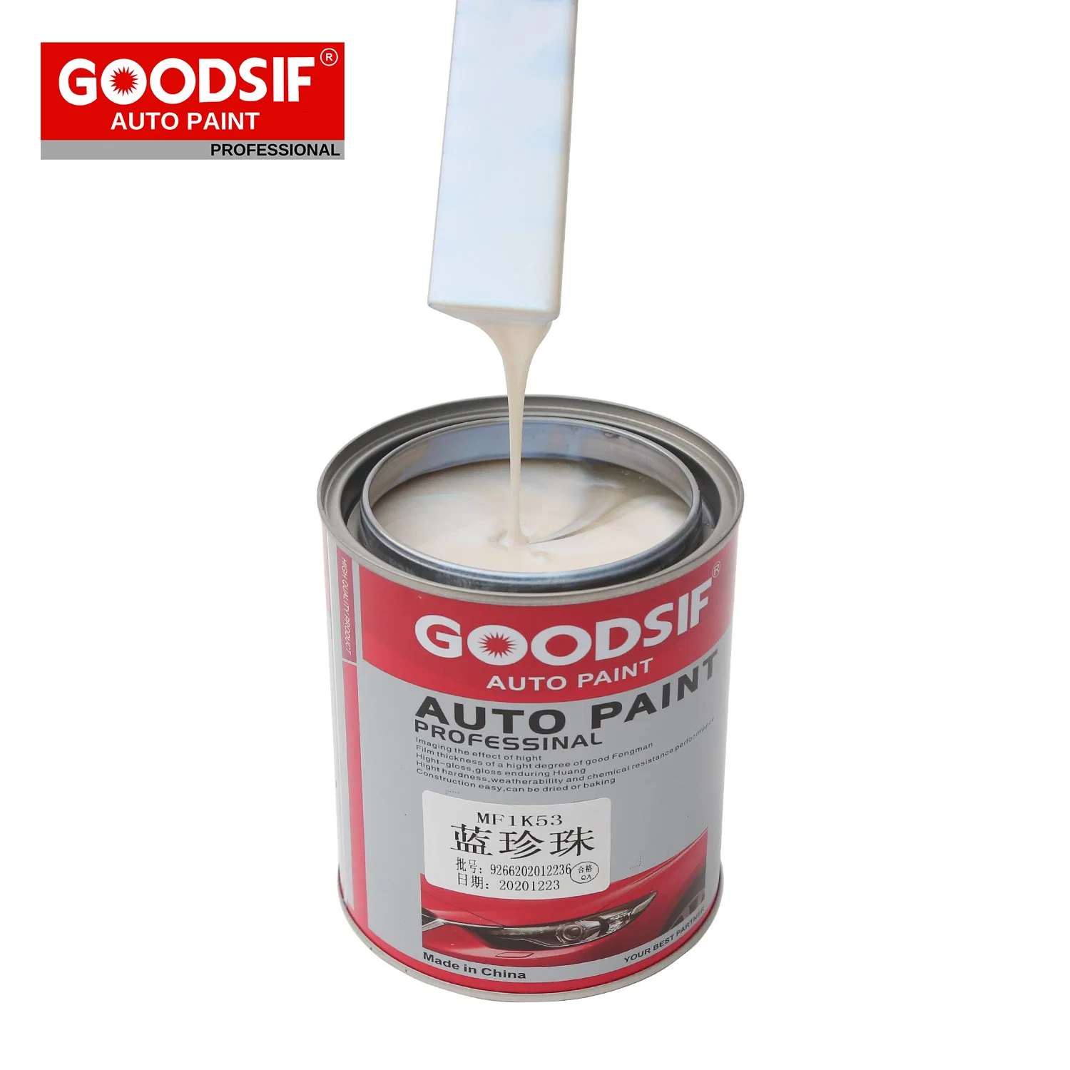 High quality/High cost performance  Goodsif Auto Paint Car Refinish Automotive Repair Base Spray Coat 1K/2K Pigment Paint