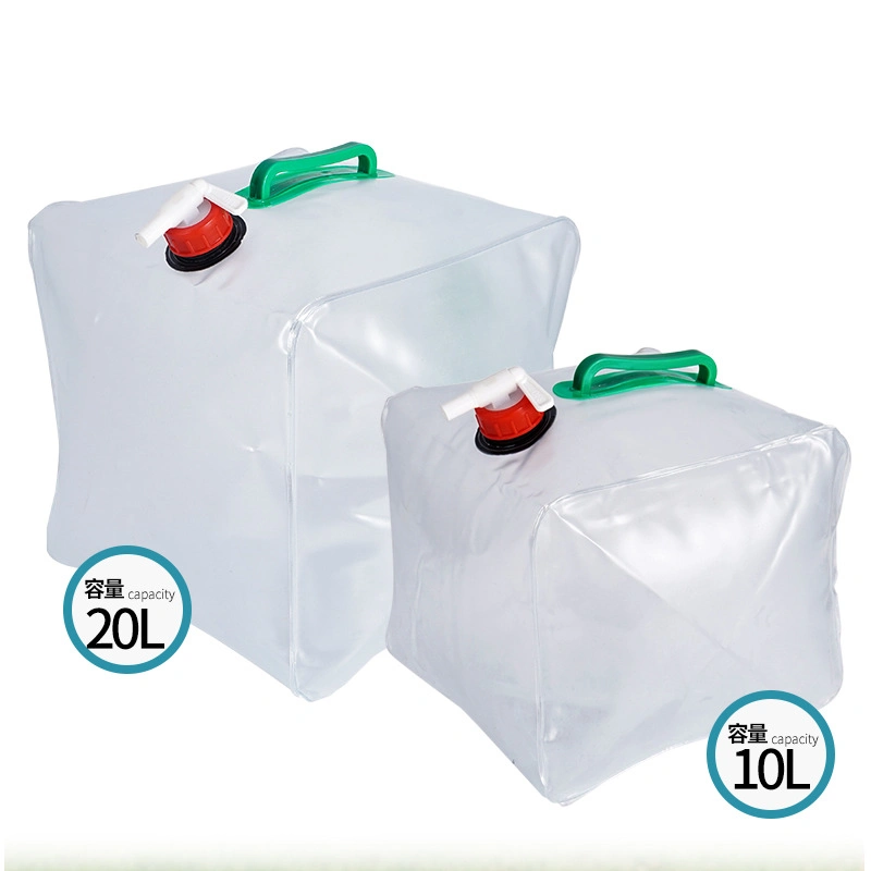 Zusammenklappbare Notwasserkanuhl Container Bag Sauberes Wasser Tanks Im Freien Faltbare Wassertasche für Sport Camping Reiten Bergsteiger