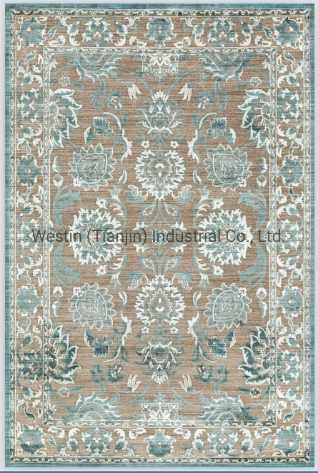 China OEM Herstellung Custom Machine waschbar 3D gedruckt neues Design Polyester Luxus Vintage Persian Wohnzimmer Mitte Bereich Teppich Boden Mattengroße Teppiche