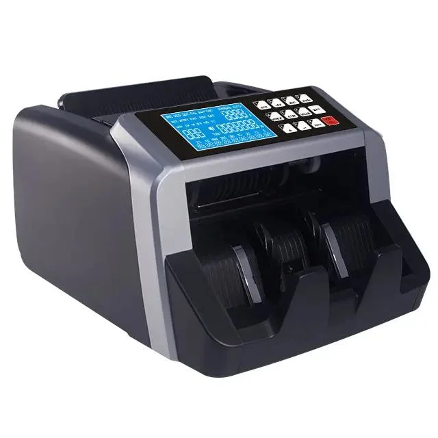 Union 0721 High Speed Bill Detector UV IR Cash Note Back Load Indian Currency Money Counting Machine with LED Screen