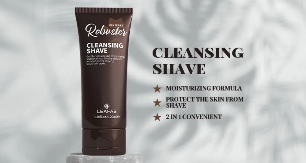 Newly Men Hair Care Private Label Moisture AMD Smooth Cleansing Shave