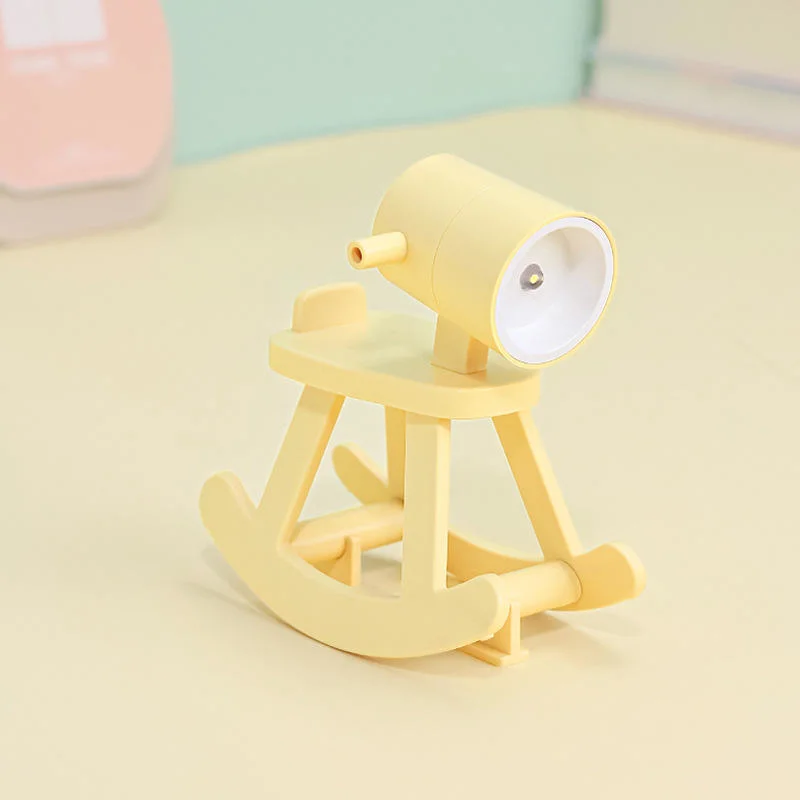 Cute Pet Ornaments Mobile Phone Holder Mini LED Wireless Table Lamp