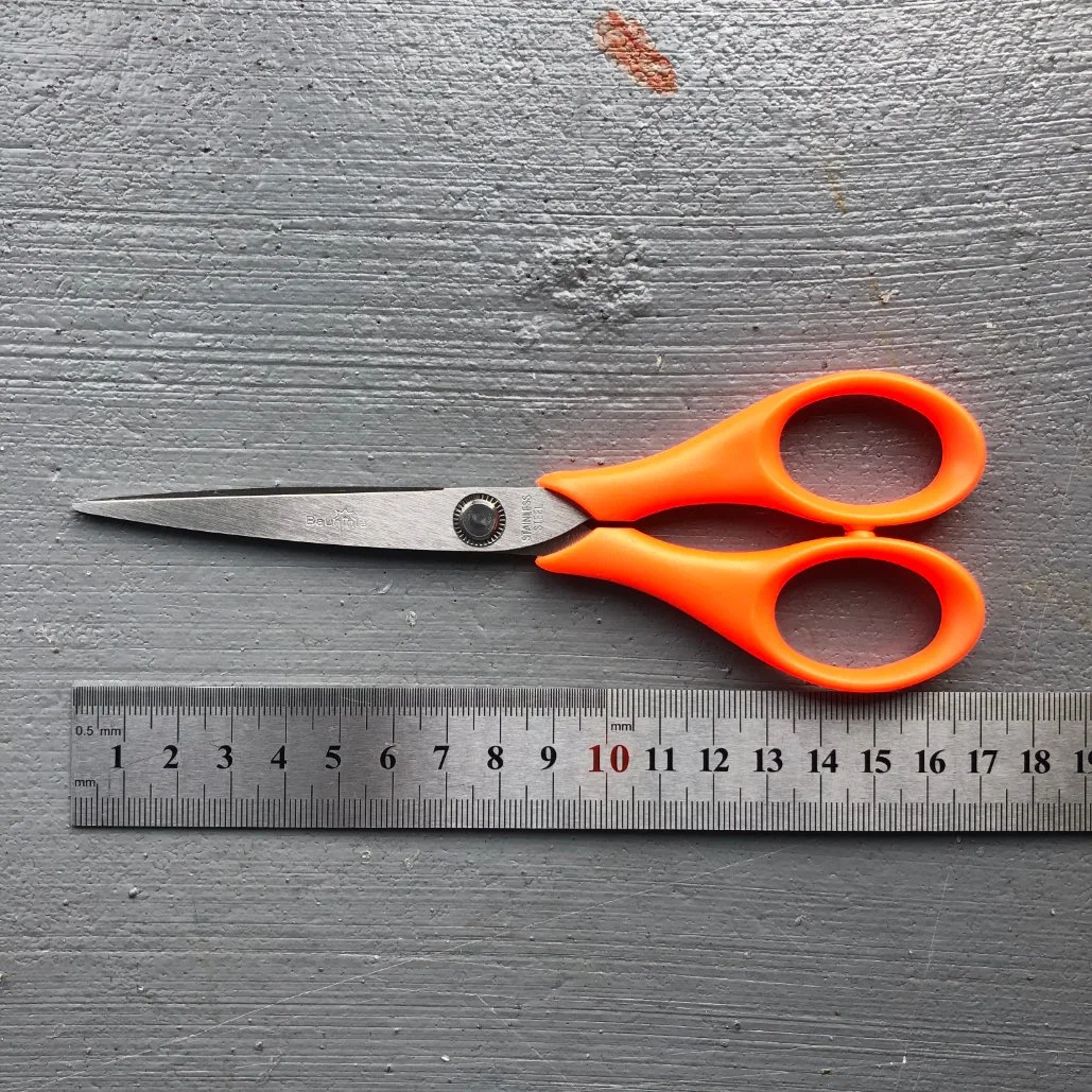 Hot Selling 17cm Color Office Student Scissors with Custom Logo