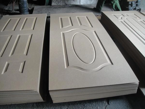 Molded Door Skin Modern Laminate MDF HDF Door Panel Sheet Veneer Factory