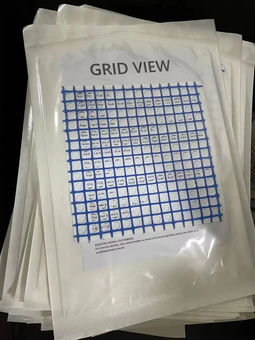 X-ray Detectable Grid Tissue Injection Marks Positioning Tape