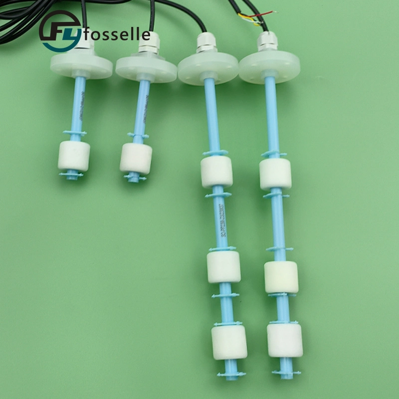 Float Type Water Liquid Level Sensor PP Plastic Length Customized Float Switch