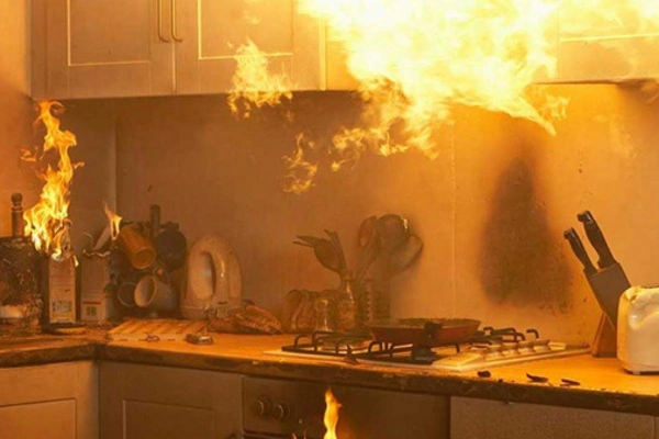 Agent de contrôle d'incendie liquide système de sécurité pour hotte de cuisine pour classe F ou classe K.