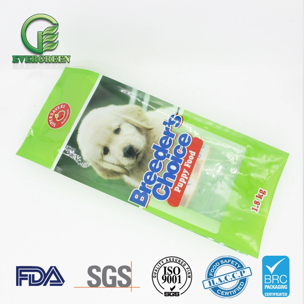 Pet Food Pouch High Barrier PE/PE 100% Recyclable Material