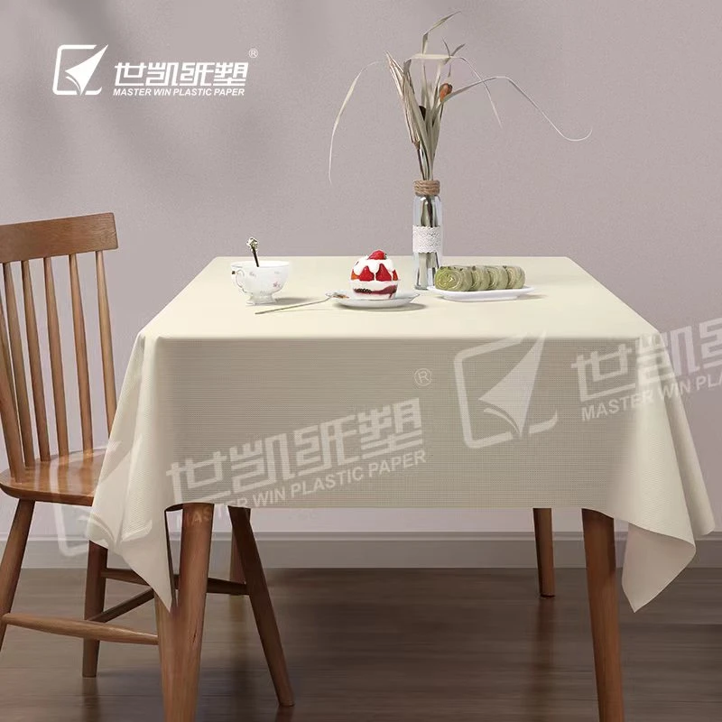 Hotel Chain Restaurant Crayfish Disposable Table Cloth Stone Cream Waterproof Environmental Protection Platform Cloth Manufacturers Wholesale/Supplier