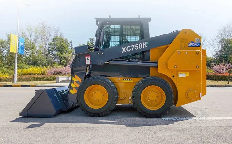 Construction Machinery Skid Steer Loader Xc750K Skid Steer Loader with Attachments