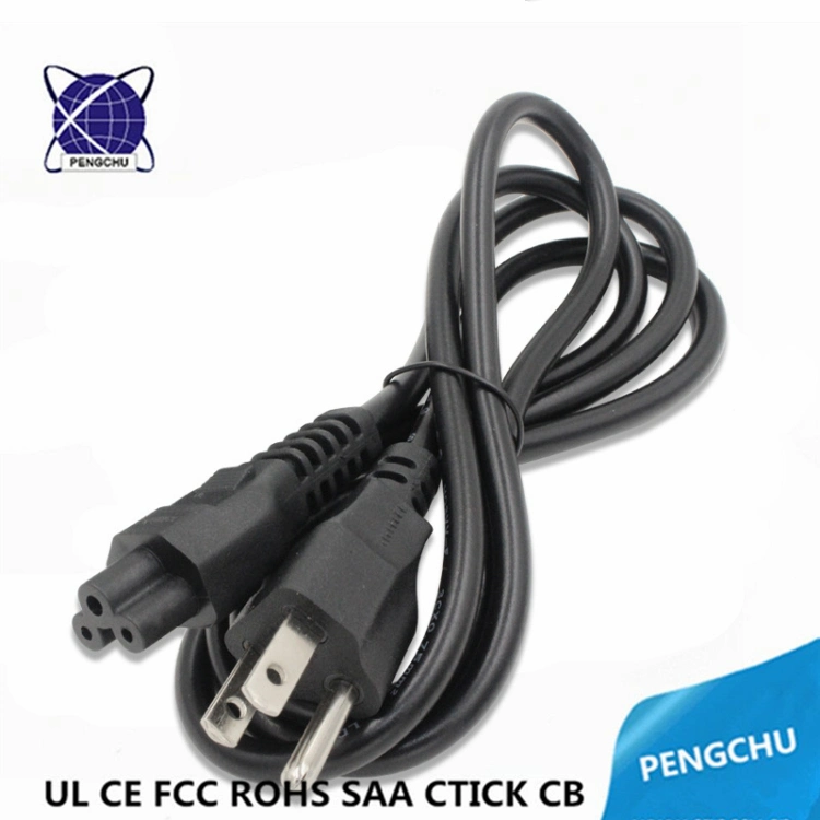 3 Pin US Power Cord extension power cable for Laptop