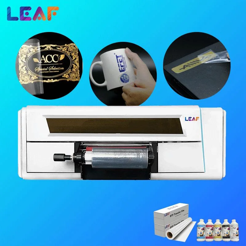 Leaf Fashion and Factory Price 30cm 42 cm 60 cm UV DTF Printer with High quality/High cost performance and Bright Color