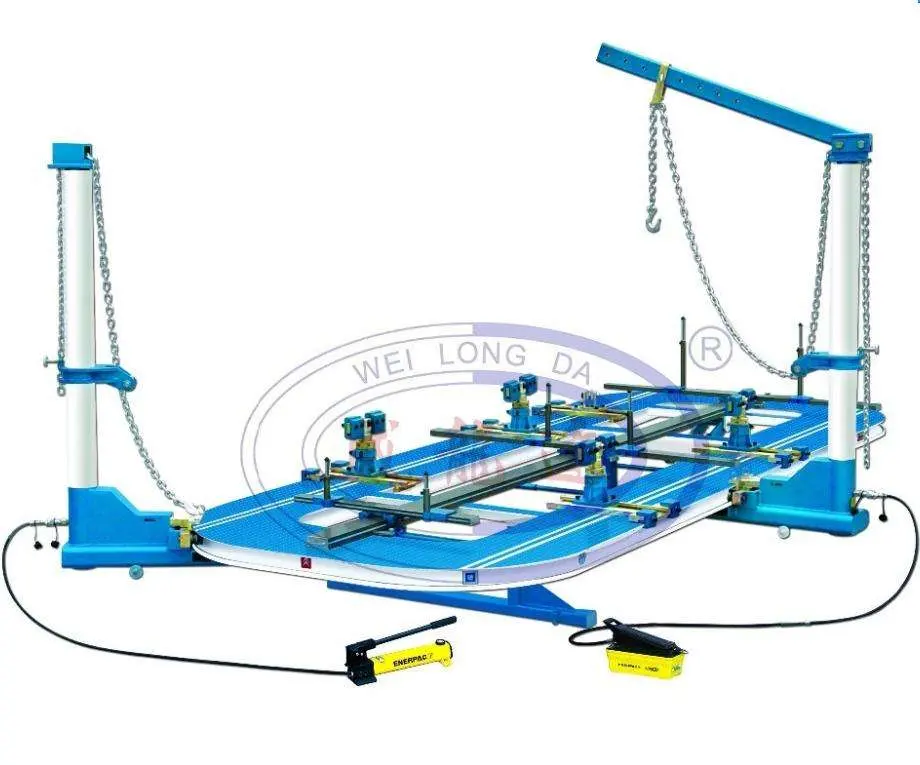 (W-8) máquina de bastidor de carrocería de coche sistema de reparación de colisión auto Sistema de banco de reparación de colisión de la carrocería