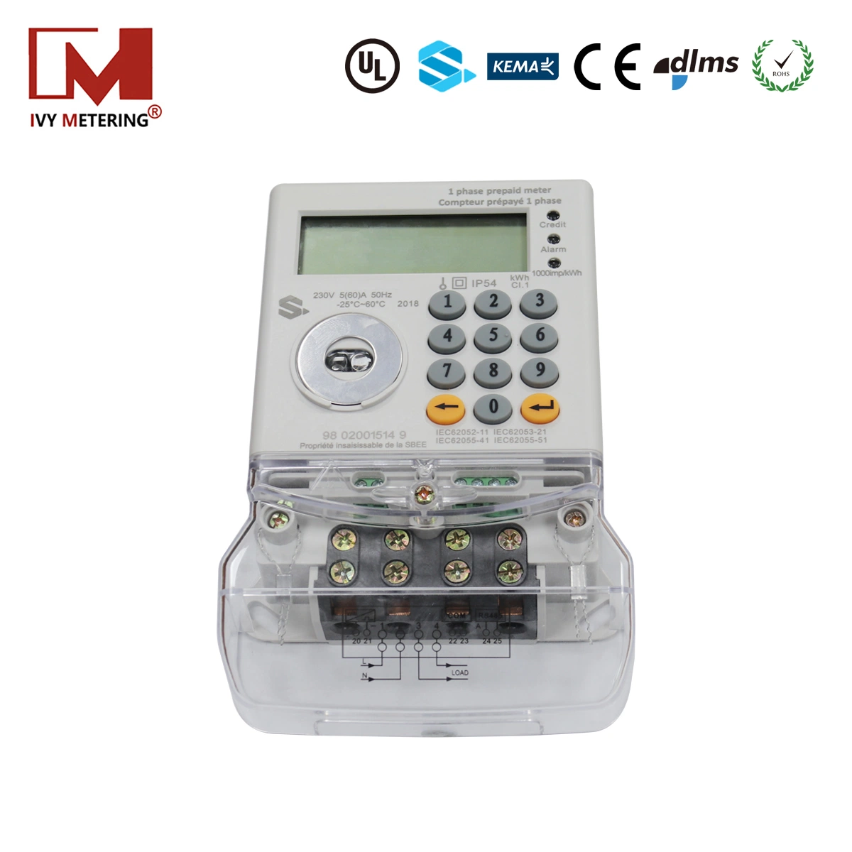 Remote Control Turn on Turn off Electric Energy Meter