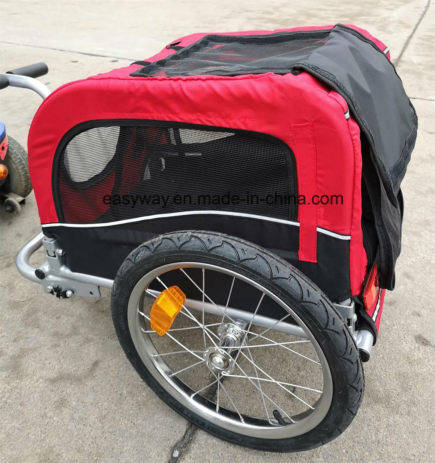 High quality/High cost performance  Scooter & Bicycle Pet Trailer Dog Cage