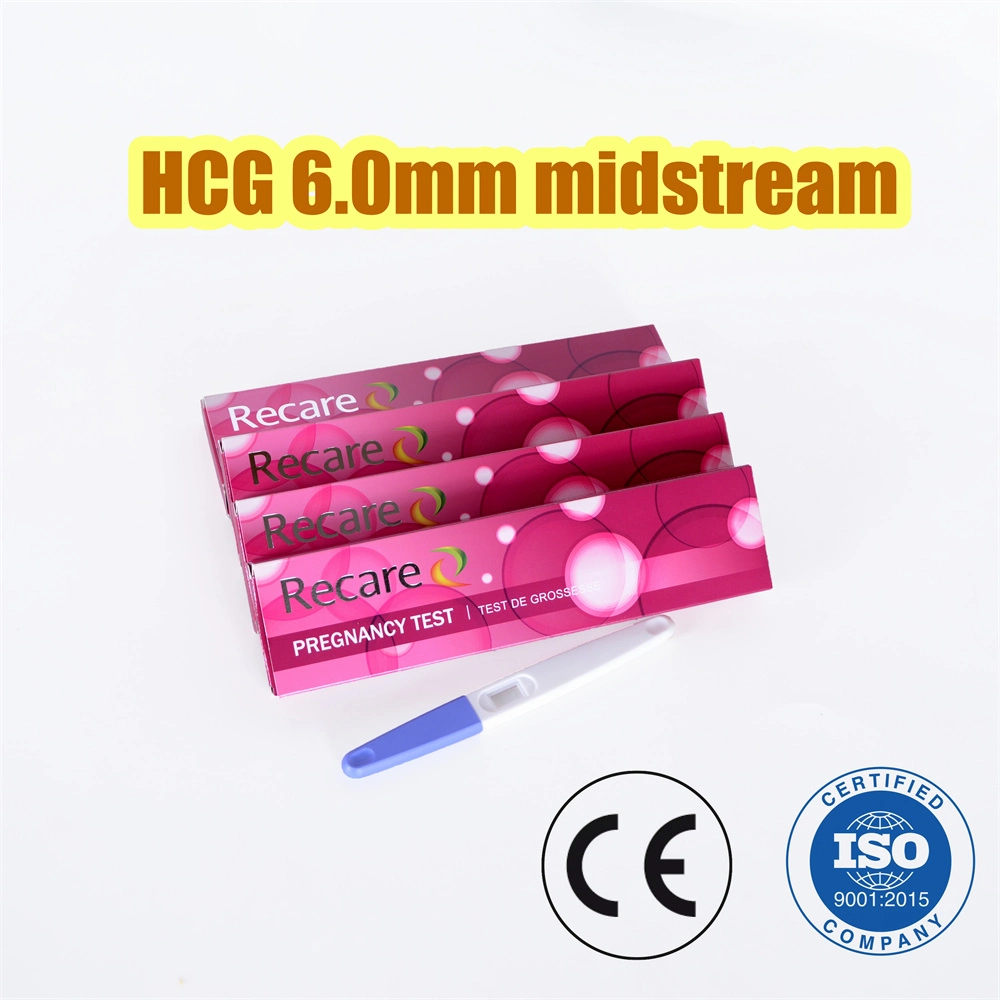 One Step Pregnancy Test Most Accurate HCG Urine Colloidal Gold Pregnancy Test Midstream