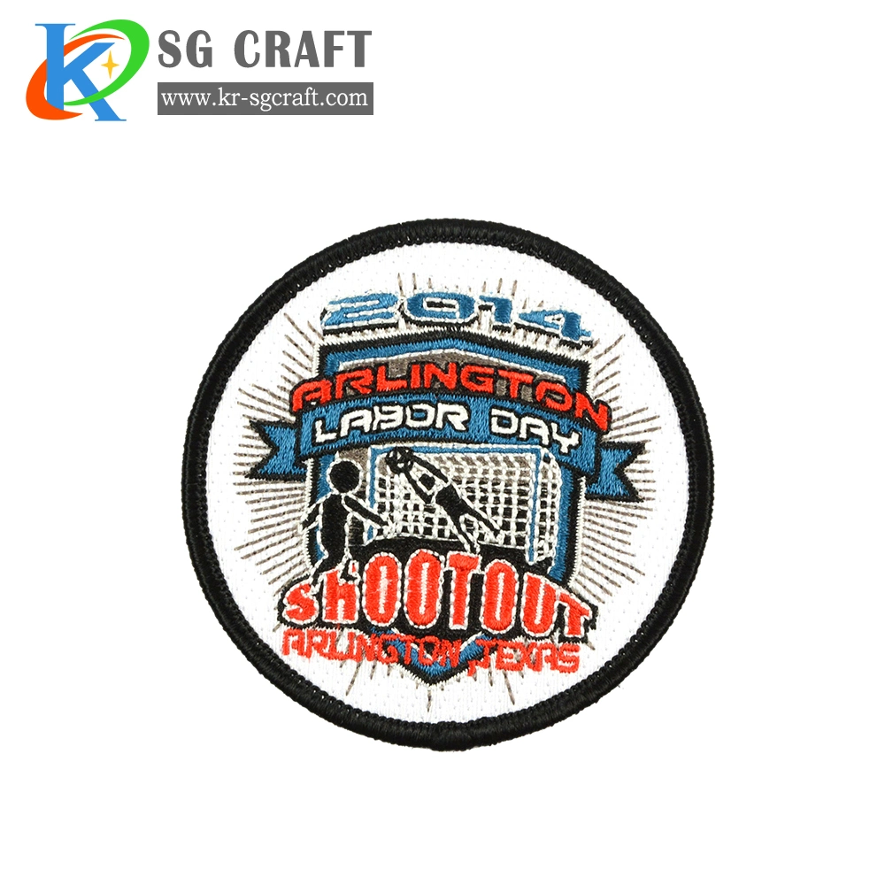 Wholesale/Suppliers Custom Garment Accessories Chenille Flag Police Uniform Badge Sticker Military Embroidered Patches Decoration Clothing Label with Design Logo