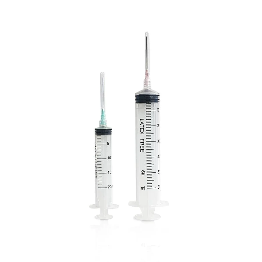 Wego Customized Hot Selling 1-50ml Medical Plastic Syringe with CE FDA Certificate