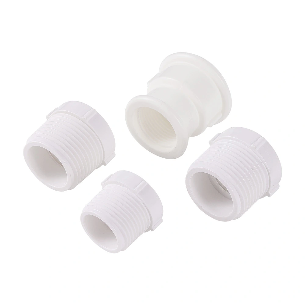 1/2 3/4" 1 Inch Thread Plastic Female Male Thread Reducing Connector Garden Irrigation Fitting Aquarium Joint