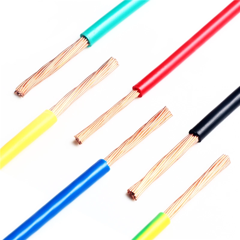 Fio elétrico com isolamento de PVC H07V-U, H07V-R, H07V-K de 2,5 mm2 Conductor de cobre