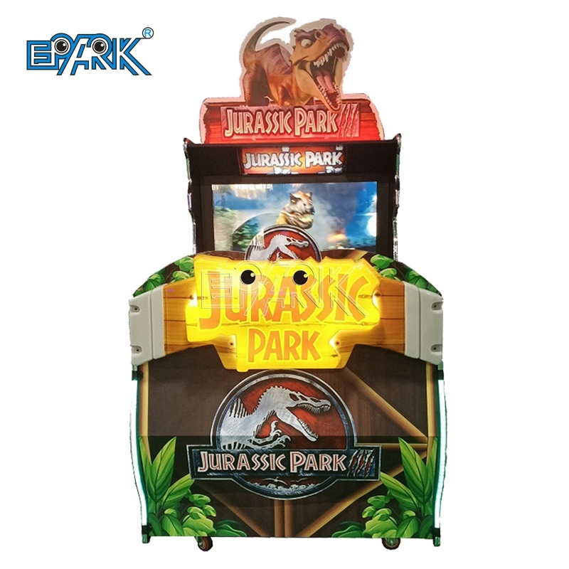 Arcade Centre de divertissement Jeu Jurassic Park Machine de jeu vidéo de tir avec pistolet