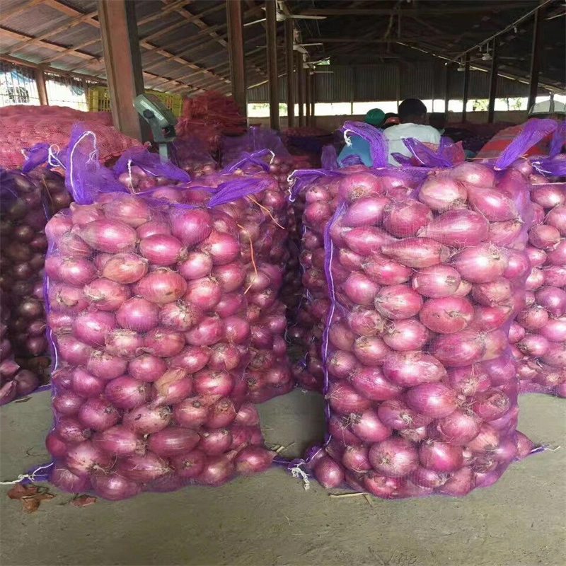 PE Potato HDPE punto Single Net fruta Raschel Bolsa de malla