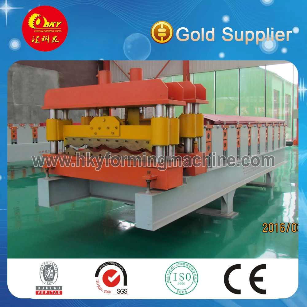 High Quality PLC Control Glazed Tile Roll Forming Machine