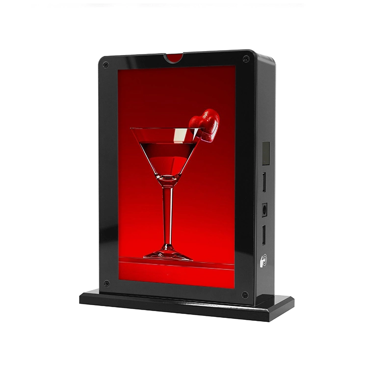 2023 Hot Selling Four USB Acrylic Advertising Display with Menu Power Bank