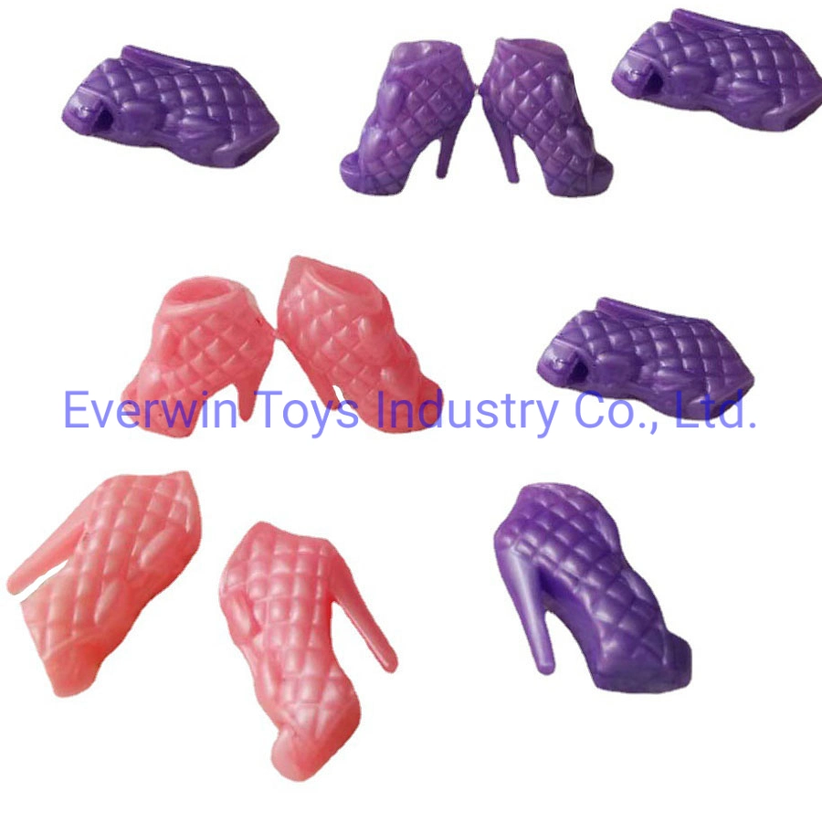 Factory Supply Doll Accessory Plastic Band Shoes Dolls Shoe